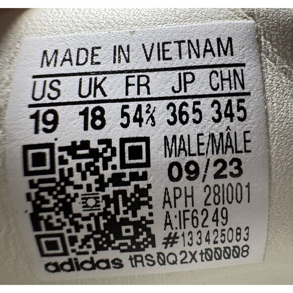 Adidas Rivalry Low Scarlet Size 19 Red Sneaker Shoe Big Tall Rare Size Retro New - Picture 8 of 9